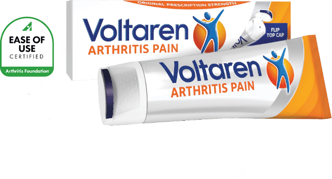 Voltaren Arthritis Pain Gel carton and tube